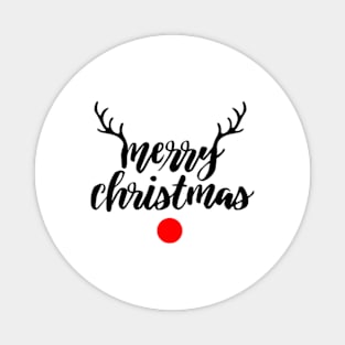 Raindeer Merry Christmast Funny Xmas Family II Magnet